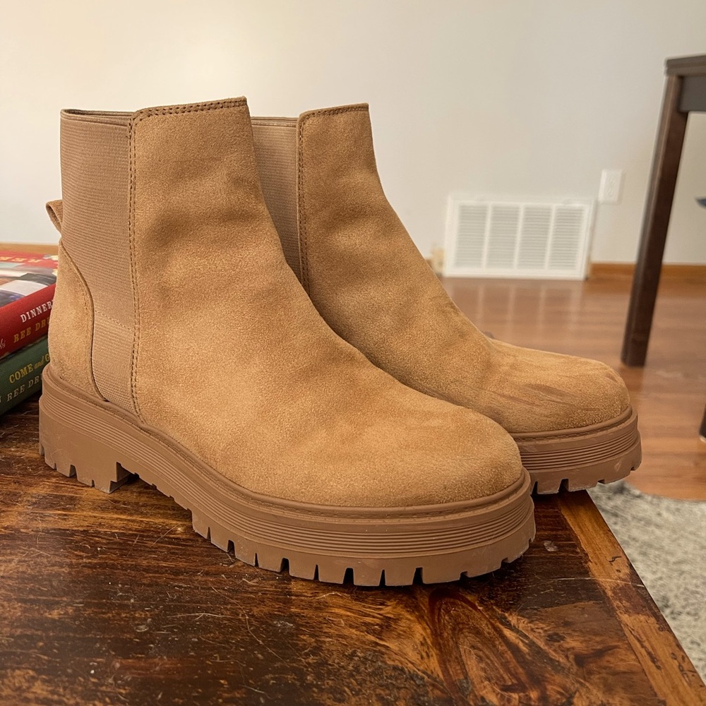 Nine West Suede Chelsea Boots
